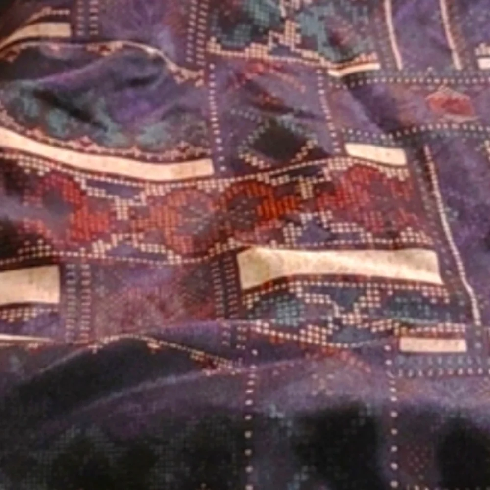 Vintage Italian Wool & Silk Winter Scarf